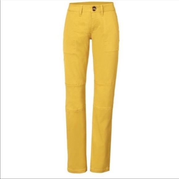 Cabi Utility Trousers Pants 2021 Mustard Yellow Size 16 - Picture 2 of 13